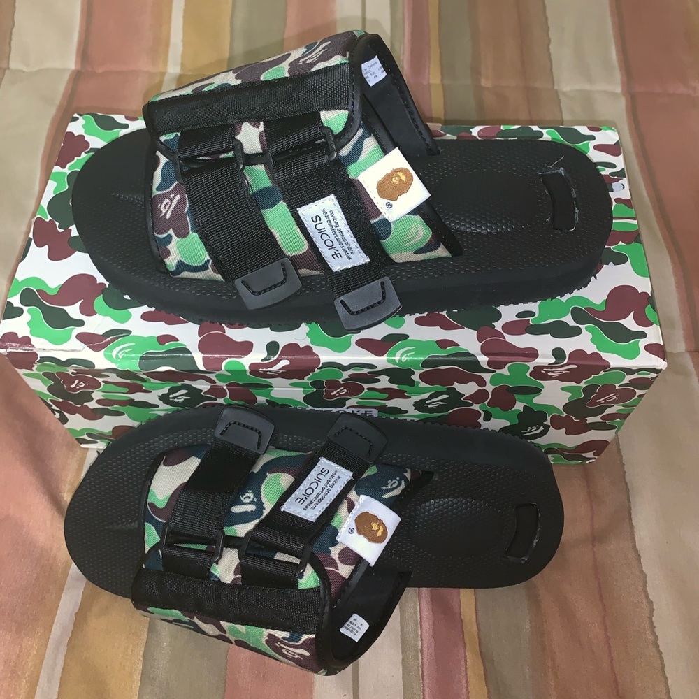 Bathing APE (BAPE) Camo Slides